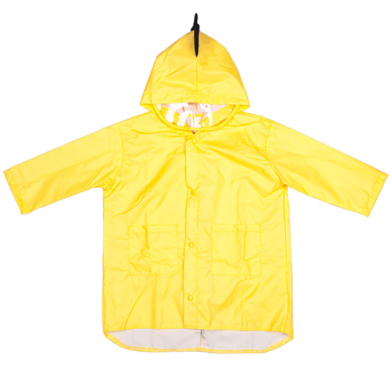 Toddler Baby Boy Girl Raincoat for Kids Dinosaur Rain Coat Cartoon Waterproof Hooded Cover Rainwear New - image 4 of 4