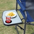 thumbnail image 4 of Directors Chair, Camping Chairs for Adults, Heavy Duty Side Table, Lawn Chairs with Side Pockets Carry Straps, 4 of 14