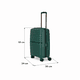 thumbnail image 2 of Maleta Samsonite Horizons Spinner 55 Exp Amazon Green, 2 of 4