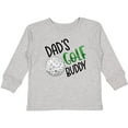 thumbnail image 3 of Inktastic Dad's Golf Buddy with Golf Ball Boys or Girls Long Sleeve Toddler T-Shirt, 3 of 5