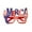 J, variant on Moocorvic American Flag Glasses USA Patriotic Party Accessories 4th of July Decoration Eyewear for Party Photo Booth Props