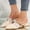 Beige, variant on KIJBLAE Women's Pointed Toe Closed Mule Sandals, Low Block Heel Wide Width Slides for Spring Summer Daily White 36