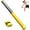 Yellow-Style-B, variant on Upgraded Badminton Swing Trainer with Sound Feedback, Adjustable Resistance Practice Trainer for Beginner Intermediate Advanced Players