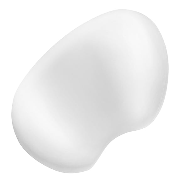 KALLORY Comfortable PU Bath Pillow for Bathtub and Salon Use White Headrest for Neck and Shoulder Support 23.5 x 14.5 inches