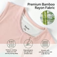 thumbnail image 2 of Easyfi Toddle Sleep Sack with Legs 24-36M (2T-3T) Ultra Soft Bamboo Wearable Blanket with Feets, 2-Way Zipper, 2 of 5