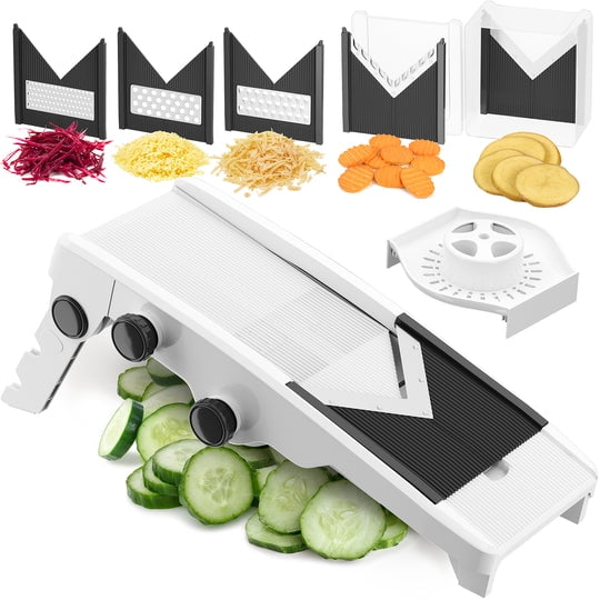 Mueller VPro 5Blade Mandoline Slicer for Kitchen, Adjustable with