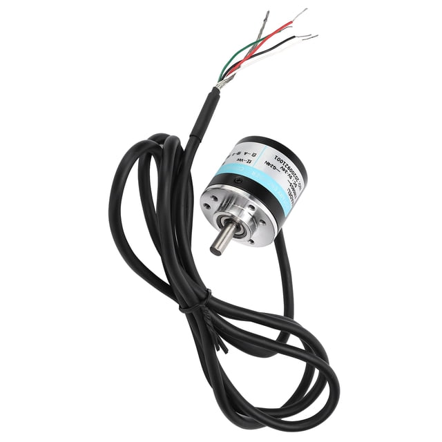 Codificador trifásico ABZ, codificador fotoeléctrico Codificador incremental VDC trifásico ABZ Codificador de eje sólido Confiabilidad excepcional