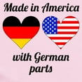 thumbnail image 2 of CafePress - Made In America With German Parts Body Suit - Long Sleeve Cotton Baby Bodysuit, 2 of 4