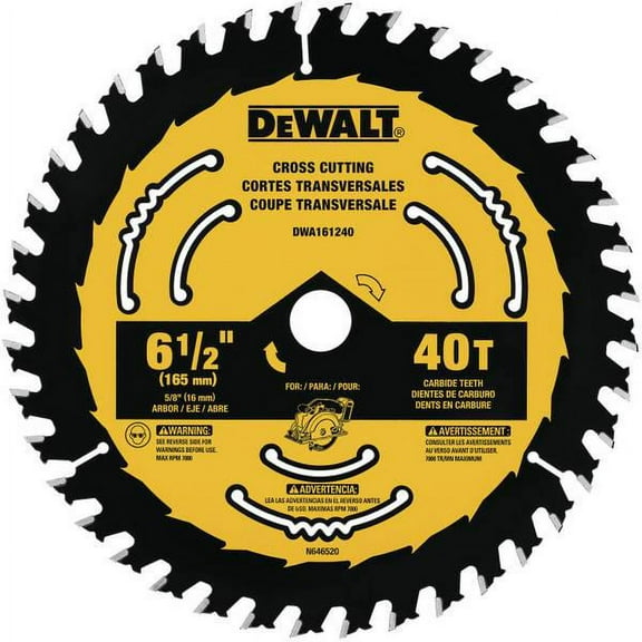 DEWALT 6 1/2  40T Saw Blade