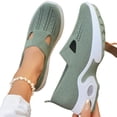 thumbnail image 2 of HTHLVMD Slip‑On Casual Walking Shoes, Women's Walking Shoes: Breathable, Comfortable, Non-Slip, Lightweight, Arch Support, Perfect for Indoor/Outdoor, Spring/Summer/Fall, Mint Green 8, 2 of 8