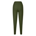 thumbnail image 7 of ZOIGHDA Plus Size Leggings with Pockets for Women Stretchy High Waisted Soft Running Workout Yoga Pants(Army Green,XX-Large), 7 of 7