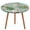 style, variant on Flamingo Pattern Round Fitted Tablecloth with Flannel Backing Elastic Table Cloth Waterproof Oil-Proof Plastic Table Cover Table Up 40"-54" Diameter)