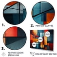 thumbnail image 3 of Designart "Vibrant Collage In Cubist Style" Cubism Floater Framed Canvas Prints, 3 of 5