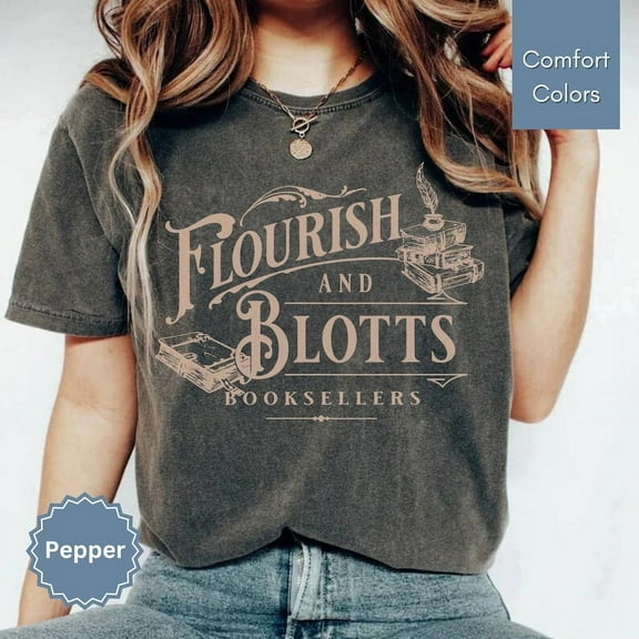 Flourish and Blotts Shirt Wizard Shirt Vacation Shirts, Family Matching Magic School Shirt, Wizard School Shirt TH-A1512