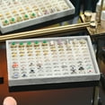 thumbnail image 3 of Youkk Non-deformable Velvet Ring Display Tray Jewelry Boutiques And Home Storage Non-shedding Durability Beige 1Set, 3 of 6
