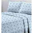 thumbnail image 3 of Sanders Printed Microfiber 3 Pc. Sheet Set, Twin, Blue, 3 of 3