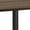 Studio Teak, Black, variant on KFI Studios Mode 3' x 8' Dining Table, River Cherry, Silver
