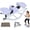 Purple, variant on Rock Stepper Side to Side Portable Lateral Rocking Stepper with Digital Display and Non-Slip Mat Mini Steppers for Exercise at Home