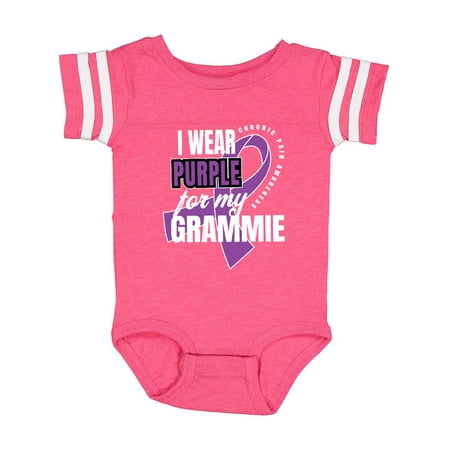 

Inktastic Chronic Pain I Wear Purple For My Grammie Gift Baby Boy or Baby Girl Bodysuit