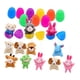 thumbnail image 1 of 12x huevos de Pascua llenos de mini rellenos de canasta de juguete de peluche de animales rellenos mini juego de peluches, 1 of 9