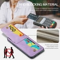 thumbnail image 4 of For Samsung Galaxy A13 A14 A22 A23 A24 A33 A34 A51 A52 A53 A54 A71 A72 A73 Case, Dual Layer Lightweight Premium Leather Case Wallet With Card Holders Magnetic Lock Flip Protective Phone Case, 4 of 5