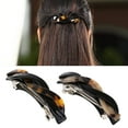 thumbnail image 3 of Meidiya Twisted Hair Barrettes for Women Ladies Spring Barrette Tortoise Shell Automatic Hair Clip for Fine Medium Thick Hair, Fashion Acrylic Ponytail Holders, 3 of 8