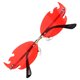 thumbnail image 1 of TABLETREANDS 1Par Gafas De Fiesta Sin Montura Con De Llama Roja Para Disfraces Y Eventos Temáticos, 1 of 8