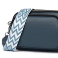 thumbnail image 3 of EASTIN Pochette pour Téléphone Portable en Cuir Véritable avec 2 Sangles (Bleu), 3 of 7