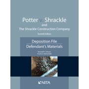 Pre-Owned Potter V. Shrackle and the Shrackle Construction Company: Deposition File, Defendant''s Materials (Paperback) 1601567472 9781601567475