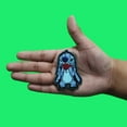 thumbnail image 2 of Lilo And Stitch Tongue Out Patch Blue Alien Experiment Embroidered Iron On, 2 of 2