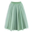 thumbnail image 2 of Dresses for Girls Party Flared Skirt Midi Length Formal Elegant Tutu Kids Outfits, 2 of 6