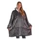 thumbnail image 4 of Sudadera con capucha de gran tamaño para mujer, sudadera con capucha de invierno, manta gigante de televisión de polar con mangas, jersey, sudaderas con capucha de gran tamaño para mujer, 4 of 5