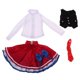 thumbnail image 1 of Juego de Ropa Muñeca con Camisa, Chaleco y Sunnimix Traje de falda de camisa de muñeca, 1 of 8