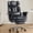 Black, variant on LIFERECORD Big and Tall Office Chair, High Back PU Leather Executive Chair with Footrest, Ergonomic Gaming Chair with Lumbar Support and Adjustable Armrests, Brown