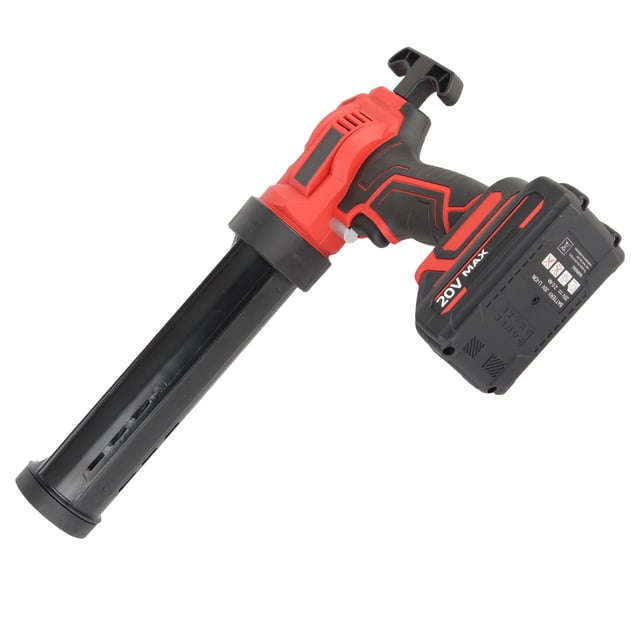 Cordless Caulking , Battery Operated Electric Caulk With LED Light, 4 Adjustable Speeds, Auto Retract System, Electric Caulking Kit Adhesive Caulk for Filling