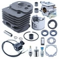 thumbnail image 2 of 46mm Cylinder Piston Crank Bearing Kit for Husqvarna 55 50 51 Chainsaw 503609171, 2 of 5