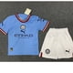 thumbnail image 1 of 22/23 Manchester City Kids Kit Camiseta De Fútbol Niño En Casa Azul, 1 of 3