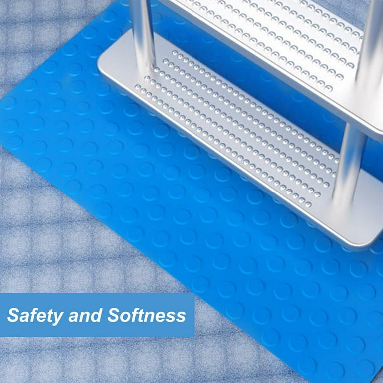 Famure Pool Ladder Mat Durable PVC Summer Pool Steps Stairs Ladders Mats  for Gifts Protective Ladder Pad for Above Ground Pools Liner and Stairs  Durable & Long-Lasting dutiful 
