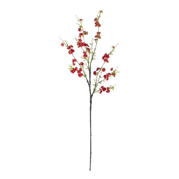 Nearly Natural 38in. Cherry Blossom Artificial Flower (Set of 6), Red