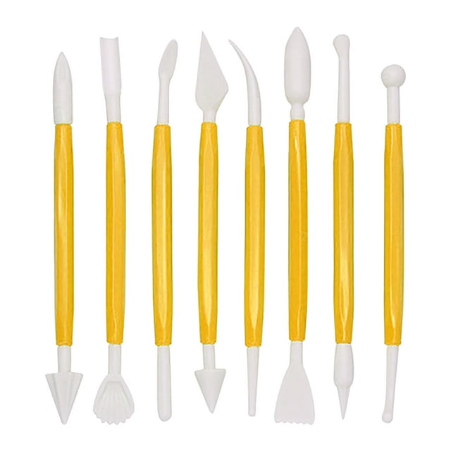 Ensemble d'Outils de Cuisson en Plastique Souple pour Gaufrer et Imprimer