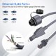 thumbnail image 3 of Adaptador SPX De Enchufe A RJ45 Hembra, Acoplador De Cable De Enrutador De Calibre De Alambre 22AWG Estable E Ininterrumpido Para Plano De Alto Rendimiento, 2 Uds., 3 of 7