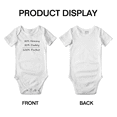 thumbnail image 3 of 50% Mommy + 50% Daddy = *100*% Perfect Funny Baby Clothing Bodysuits Boy Girl Unisex, 3 of 5