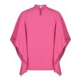 thumbnail image 5 of USSUMA Womens Summer Tops and Blouses Trendy Turtleneck Tie Dye T-Shirts for Women Dressy Casual 3/4 Sleeve Batwing Sleeve Loose Shirt Tunics Plus Beach, 5 of 7