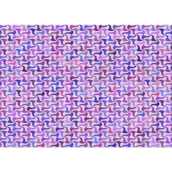 Ahgly Company Indoor Rectangle Patterned Blossom Pink Area Rugs, 6' x 9'