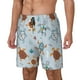 thumbnail image 1 of Fotbe Sea Turtle Traje de Baño para Hombre – Shorts de Natación de Secado Rápido con Forro y Bolsillos-Medium, 1 of 6