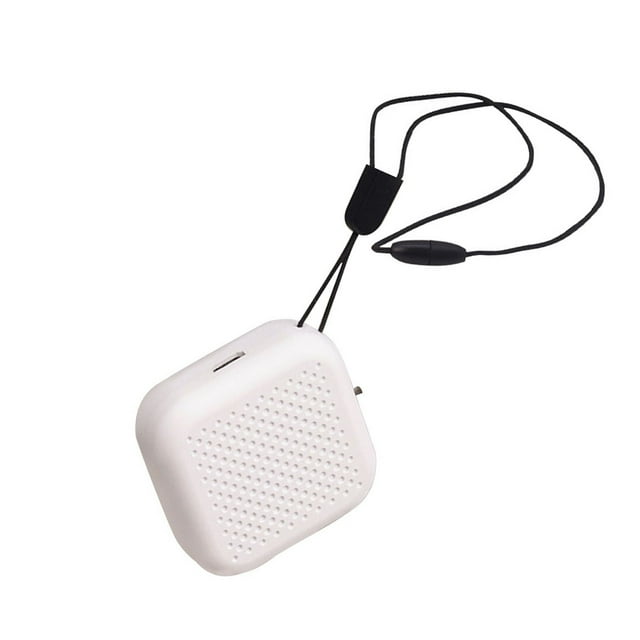 Toystoory Ambientador de aire para colgar en el cuello, ambientador de aire portátil, máquina refrescante de plástico Suministros de limpieza para el hogar Blanco Toystoory HA006398-03B