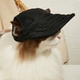 thumbnail image 5 of Breathable Pet Hat with Ear Holes - Adjustable Mesh - Baseball Hat for Small Dogs and Cats, 5 of 8
