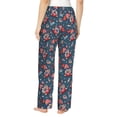 thumbnail image 6 of Pajama Pants Women, party Flag USA B Sweatpants Soft Sleep Lounge Pants, Casual PJ Bottoms Pants with Pockets, 6 of 7