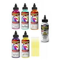 Unicorn SPiT Gel Stain & Glaze in One 4 oz. Bundles with Transforming Sparkling Iced Egret and Trebbies Detail Sticks (ICY Tropics Collection)