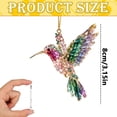 thumbnail image 4 of Clearance Under $1 Animal Shaped Hanging Ornament Crystal Style Bird Art Pendant for Christmas Tree Home Holiday Decoration, 4 of 5